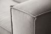 KAWOLA Sofa CARMO 3-Sitzer Feincord grau 68 x 118 x 306 cm Bild 5