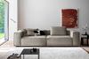 KAWOLA Sofa CARMO 3-Sitzer Feincord grau 68 x 118 x 306 cm Bild 2