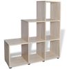 Treppenregal, Bücherregal Bücherregal 107 cm Eichefarben Bild 4