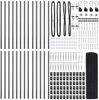 vidaXL Schweißdrahtzaun mit Spikes 50 x 1 m PVC-beschichteter Stahl 3352234 Bild 5