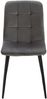 Homestyle4u Polsterstuhl 6er-Set, Samt grau, 43,5 x 88 x 50 cm Bild 4
