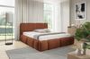 Polsterbett Schlafzimmerbett SPRINGS 160x200cm in Stoff Lambi Koralle Bild 2