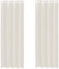 vidaXL Voile Vorhänge mit Ösen 2 Stk. Creme 140x300 cm 4102076 Bild 2