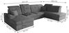Wohnlandschaft Schlafsofa FREJA Stoff Brooklyn Cappuccino Langer Schenkel Rechts Bild 2