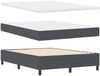 vidaXL Boxspringbett Dunkelgrau und Weiß 160 x 200 cm Cordstoff 3337520 Bild 5