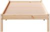 vidaXL Massivholzbett Extra Lang ohne Matratze 100x210 cm Kiefernholz 852404 Bild 4