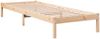 vidaXL Massivholzbett Extra Lang ohne Matratze 100x210 cm Kiefernholz 852404 Bild 3