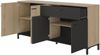 Calicosy Anrichte 4 Türen 1 Schublade L180 cm - TRUST - Braun Bild 5