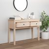 Konsolentisch 100 x 35 x 75 cm Massivholz Kiefer [814614] Bild 3