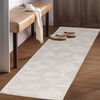 SIMPEX24 Designteppich Geometrisch Design, Läufer, Höhe: 12 mm, Teppich Wohnzimmer Geometrisch Design Skandinavische Stil Natur Optik Bild 2