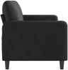 vidaXL 3-Sitzer-Sofa Schwarz 180 cm Samt 359457 Bild 4
