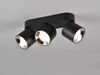 Deckenstrahler GUAYANA Schwarz 3 Spots schwenkbar, Breite 27cm Bild 4