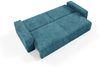 Sofa 3-Sitzer mit Schlaffunktion NATALIA in Stoff Tilia Blau Bild 5