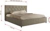 Polsterbett mit Bettkasten LARINO CLASSIC 160 x 200 cm Lattenrost und Gasdruckfedern, stabiles Bettgestell, modernes Design Multipocket Matratze - Grau Strukture - ELORI LUX Bild 4