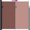 vidaXL Seitenmarkise Ausziehbar Braun 200x600 cm 4004554 Bild 5