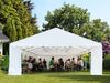 TOOLPORT Festzelt Partyzelt 6x12 m PREMIUM, hochwertige PVC Plane 750 N in weiß 100% wasserdicht mit Bodenrahmen Bild 3