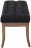 CLP Sitzbank Ramses Stoff antik-hell mit hochwertiger Polsterung,schwarz 100 cm Bild 5