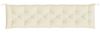 vidaXL Gartenbank-Auflagen 2 Stk. Cremeweiß 200x50x7 cm Oxford-Gewebe 361737 Bild 5