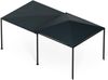 Blumfeldt ShadeMax Pavillon 3x3 – Erweiterbar 3x6, Rostfreier Metallrahmen, UV30+ PA-Polyesterdach, Wetterfest, Dunkelgrau Bild 4