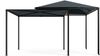 Blumfeldt ShadeMax Pavillon 3x3 – Erweiterbar 3x6, Rostfreier Metallrahmen, UV30+ PA-Polyesterdach, Wetterfest, Dunkelgrau Bild 2