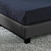 LED Polsterbett Paris 180x200cm Dunkelgrau [Corium] Bild 4