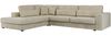Freistehendes Ecksofa mit lose Kissen, L-form - SAVONA - links - Beige Velours Bild 4