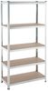 Steckregal Set Eckregal und Standregal, Metall/ MDF verzinkt, 180 x 70 x 40 cm, 180 x 90 x 40 cm Bild 3