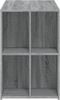vidaXL Schreibtisch Grau Sonoma 102x50x75 cm Holzwerkstoff 840546 Bild 5