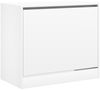 vidaXL Schuhschrank Weiß 80x42x69 cm Holzwerkstoff 840001 Bild 4