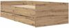 vidaXL Bettrahmen Artisan-Eiche 90 x 190 cm Massives Kiefernholz 3403208 Bild 2