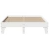 vidaXL Massivholzbett ohne Matratze Weiß 140x190 cm Kiefernholz 855368 Bild 4
