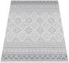 Paco Home In-& Outdoor Teppich Balkon Terrasse Küchenteppich Modernes Boho Ethno Muster, Grösse:160x220 cm, Farbe:Grau 2 Bild 4