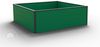 GFP HALFSIZE Aluminium Hochbeet - Platzsparendes & Stabiles Gartenbeet in Grün - 119 x 119 x 39 cm - Ideales halbhohes Modell für Familien-Gartenspaß Bild 2