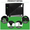 LuxusKollektion Grill-Schutzhülle Grillabdeckung Beistelltisch 145x65x100cm 420D wasserdicht winddicht Bild 4