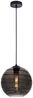 Fischer & Honsel 60664 Pendelleuchte Opie 25cm Schwarz Rauchglas E27 Bild 2