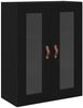 vidaXL Wandschrank Wandmontiert Schwarz Eichen-Optik 69,5 x 34 x 90 cm 862161 Bild 2
