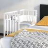 Beistellbett Sophie Weiß 94 x 42.5 cm 1 Seitenschiene Vitalispa Bild 5