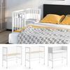 Beistellbett Sophie Weiß 94 x 42.5 cm 1 Seitenschiene Vitalispa Bild 2