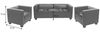 3-1-1 Sofagarnitur Couchgarnitur Loungesofa Lille ~ Leder rot Bild 2