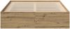 vidaXL Bettgestell ohne Matratze Artisan-Eiche 140x190cm Holzwerkstoff 3328884 Bild 5