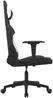 vidaXL Gaming-Stuhl Schwarz und Weiß Stoff 3143740 Bild 4