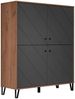 Places of Style Highboard Molveno (1 St), mit strukturierten Fronten, Soft-Close, Breite 123 cm Bild 3