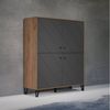 Places of Style Highboard Molveno (1 St), mit strukturierten Fronten, Soft-Close, Breite 123 cm Bild 2