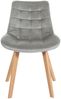 2er Set Stühle Brook Samt grau Bild 3