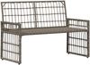 vidaXL Bank Outdoor Uni Grau und Dunkelgrau 116 x 55 x 82 cm 42025144 Bild 4