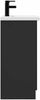 vidaXL Badezimmerschrank mit Waschbecken Schwarz 42 x 40 x 84,5 cm 889995 Bild 5
