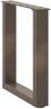 vidaXL Couchtischbeine U-Form 2 Stk. Naturstahl 38x(42-43) cm Stahl 4013155 Bild 4