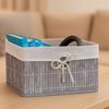 Relaxdays Aufbewahrungskorb Set aus Bambus Bild 3