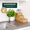 Aufbewahrungsboxen 4tlg, aus Bambus, vier Größen, stapelbar Bild 2