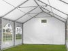 Toolport Partyzelt Pavillon, mit Fenster, PE Plane 550 N weiß, 3x6 m Bild 4
